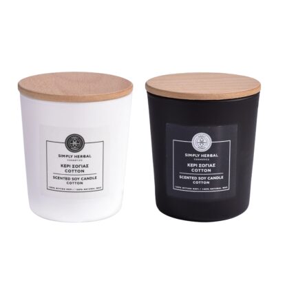 Αρωματικό Κερί Σόγιας Cotton 200gr